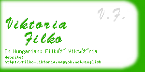 viktoria filko business card